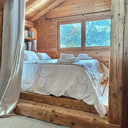 シャレー Spacieux A Pour 9 - Vue Panoramique Mont-blanc, Jacuzzi, Jardin & Parking シャモニー