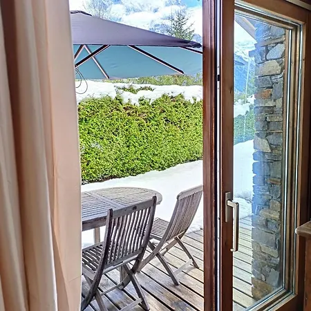 シャレー Spacieux A Pour 9 - Vue Panoramique Mont-blanc, Jacuzzi, Jardin & Parking *