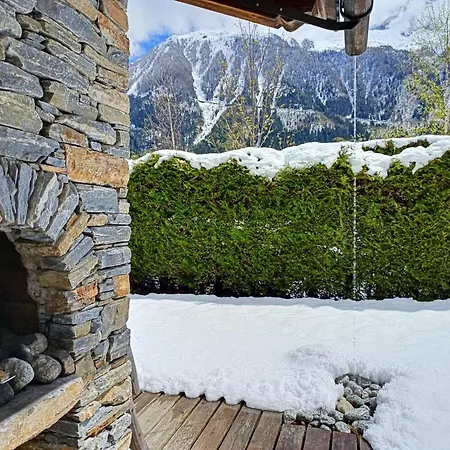 シャレー Spacieux A Pour 9 - Vue Panoramique Mont-blanc, Jacuzzi, Jardin & Parking *
